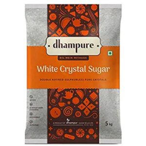 Dhampure White Crystal Sugar, 5kg