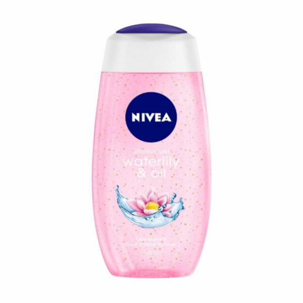 NIVEA Shower Gel, Water Lily & Oil Body Wash, Women, 250ml