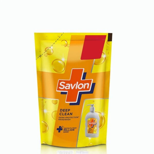 Savlon Deep Clean Germ Protection Liquid Handwash Refill Pouch, 175ml