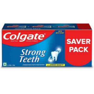 Colgate Strong Teeth Anticavity Toothpaste with Amino Shakti - 500 g Saver Pack