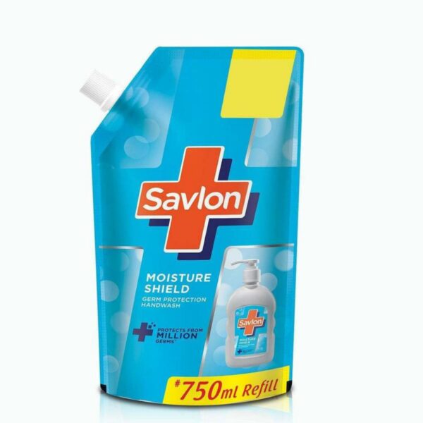 Savlon Moisture Shield Germ Protection Liquid Handwash Refill Pouch, 750ml