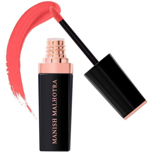 MyGlamm Manish Malhotra Liquid Matte Lipstick (Mess With Me), 7 g - Transfer Proof