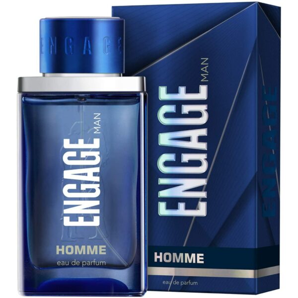 Engage Homme Eau De Parfum, Perfume for Men, 90ml, Citrus & Woody, Skin Friendly