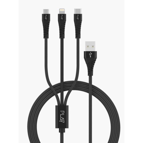 Play 3-in-1 Charging Cable with 1.2m Length